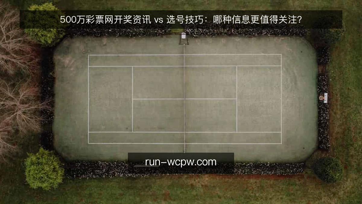500万彩票网开奖资讯 vs 选号技巧：哪种信息更值得关注？