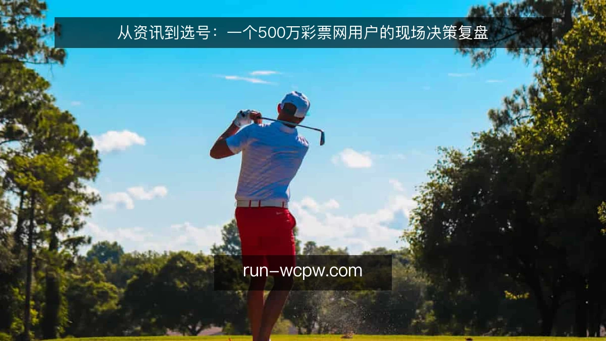 从资讯到选号:一个500万彩票网用户的现场决策复盘